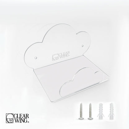 Acrylic plexi Cloud-Shaped Wall Shelf 1