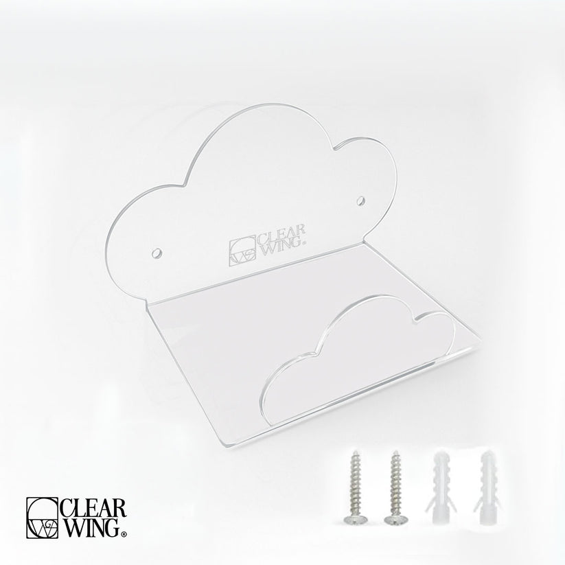 Acrylic plexi Cloud-Shaped Wall Shelf 1