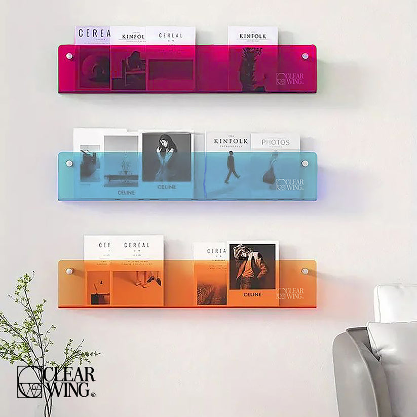 Acrylic wall shelf decoration
