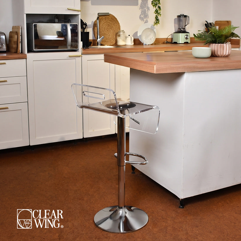 Acrylic Plexi Bar Chair