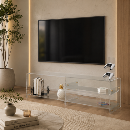 Acrylic Plexi TV Unit