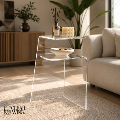 Acrylic Plexi Origami Side Table