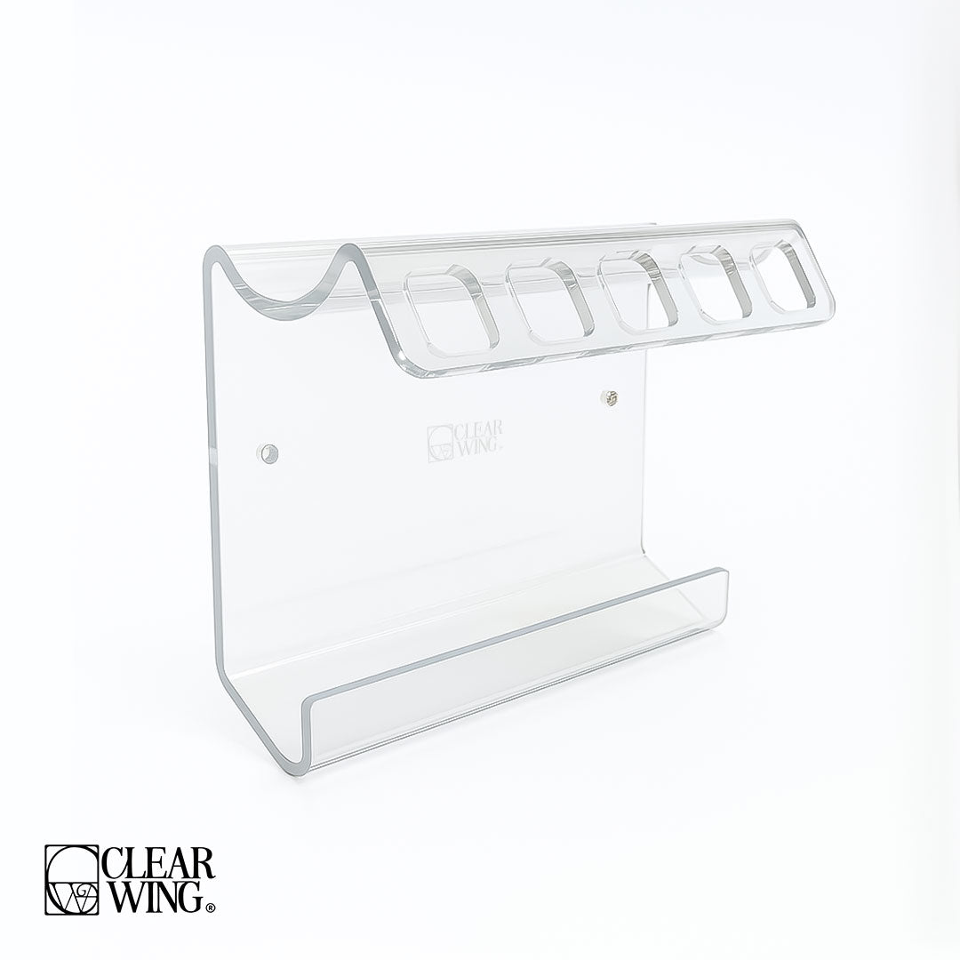 Clear Acrylic Toothbrush Holder 