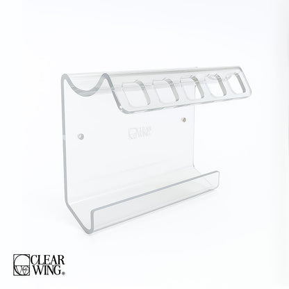 Clear Acrylic Toothbrush Holder 