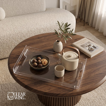 Acrylic Plexi Serving Tray With Handles