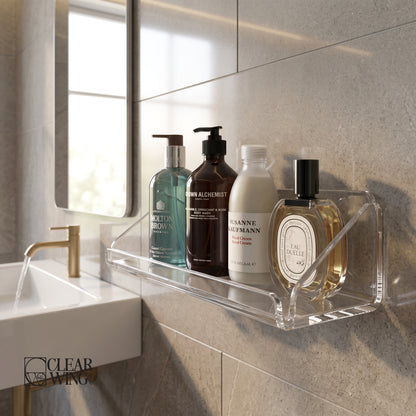Acrylic Plexi  Shower wall shelf