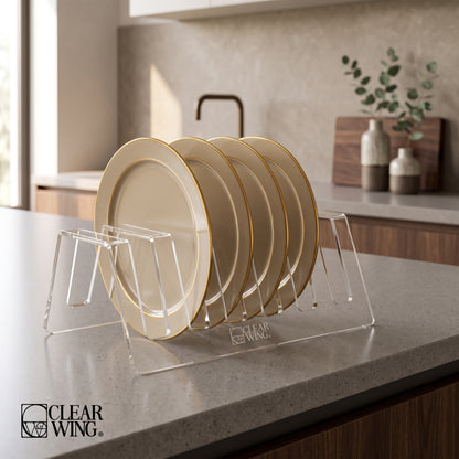 Acrylic Plexi Plates Organizer Holder