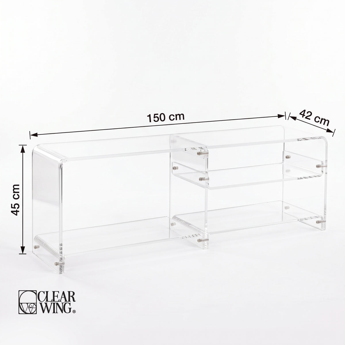 Acrylic Plexi TV Unit