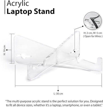 Acrylic Plexi Laptop Stand (Portable)