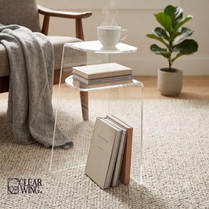Acrylic Plexi Origami Side Table