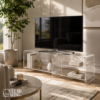 Acrylic Plexi TV Unit