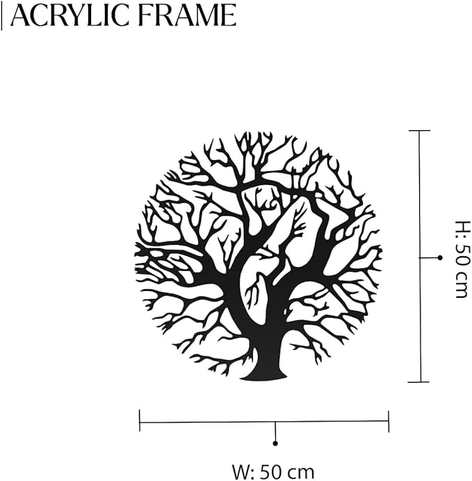 Acrylic Plexi Wall Art (Tree)