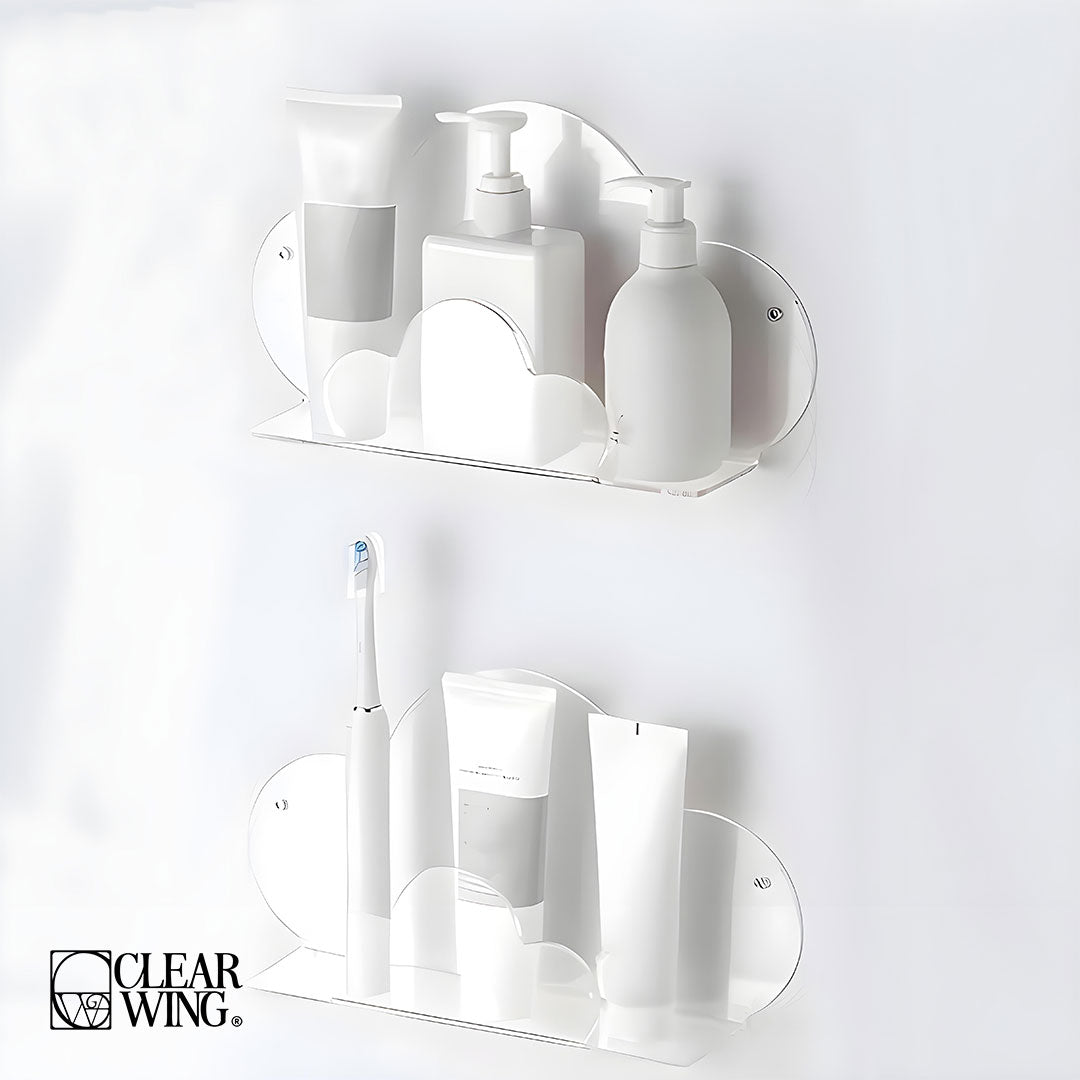 plexi Cloud-Shaped Wall Shelf