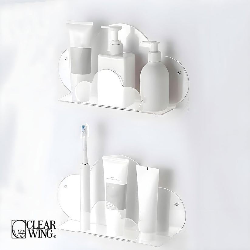 plexi Cloud-Shaped Wall Shelf