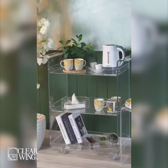 Acrylic Plexi Serving Cart