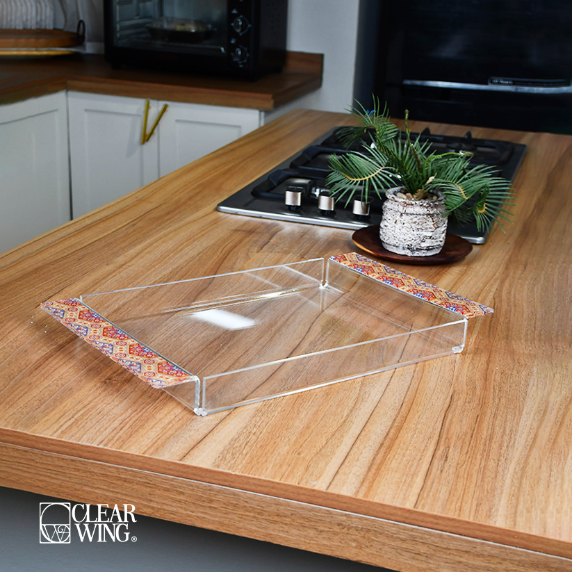 Acrylic Plexi Ramadan Arabesque Tray